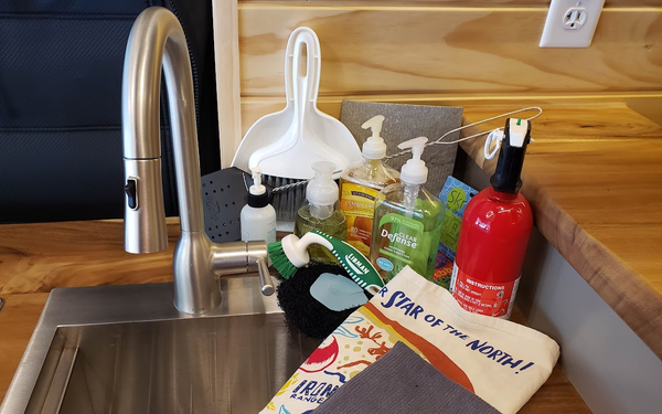 camper van rental supplies